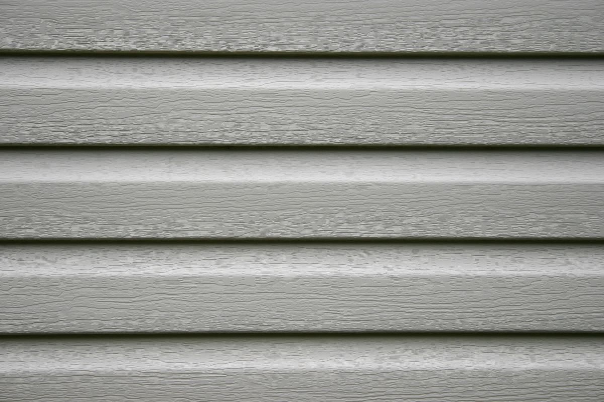 a house wall with fiber cement siding